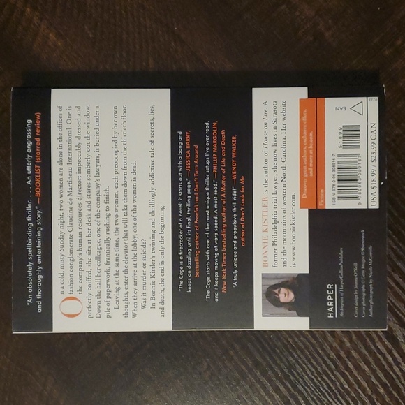 Adult Fiction book - The Cage - Picture 3 of 5